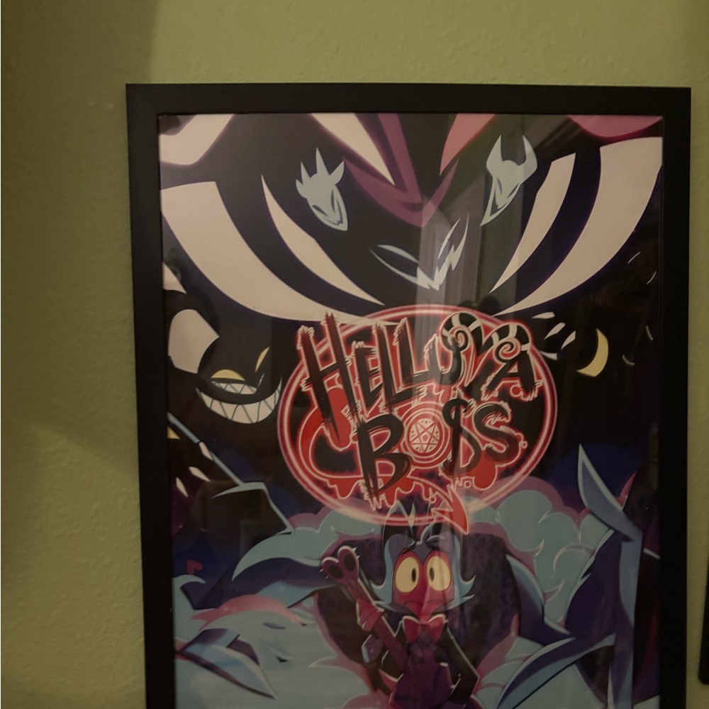 Helluva Boss Framed Art Print - Black Frame